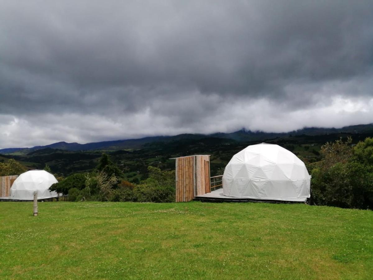 La Meca Glamping Hotel Guasca Bagian luar foto