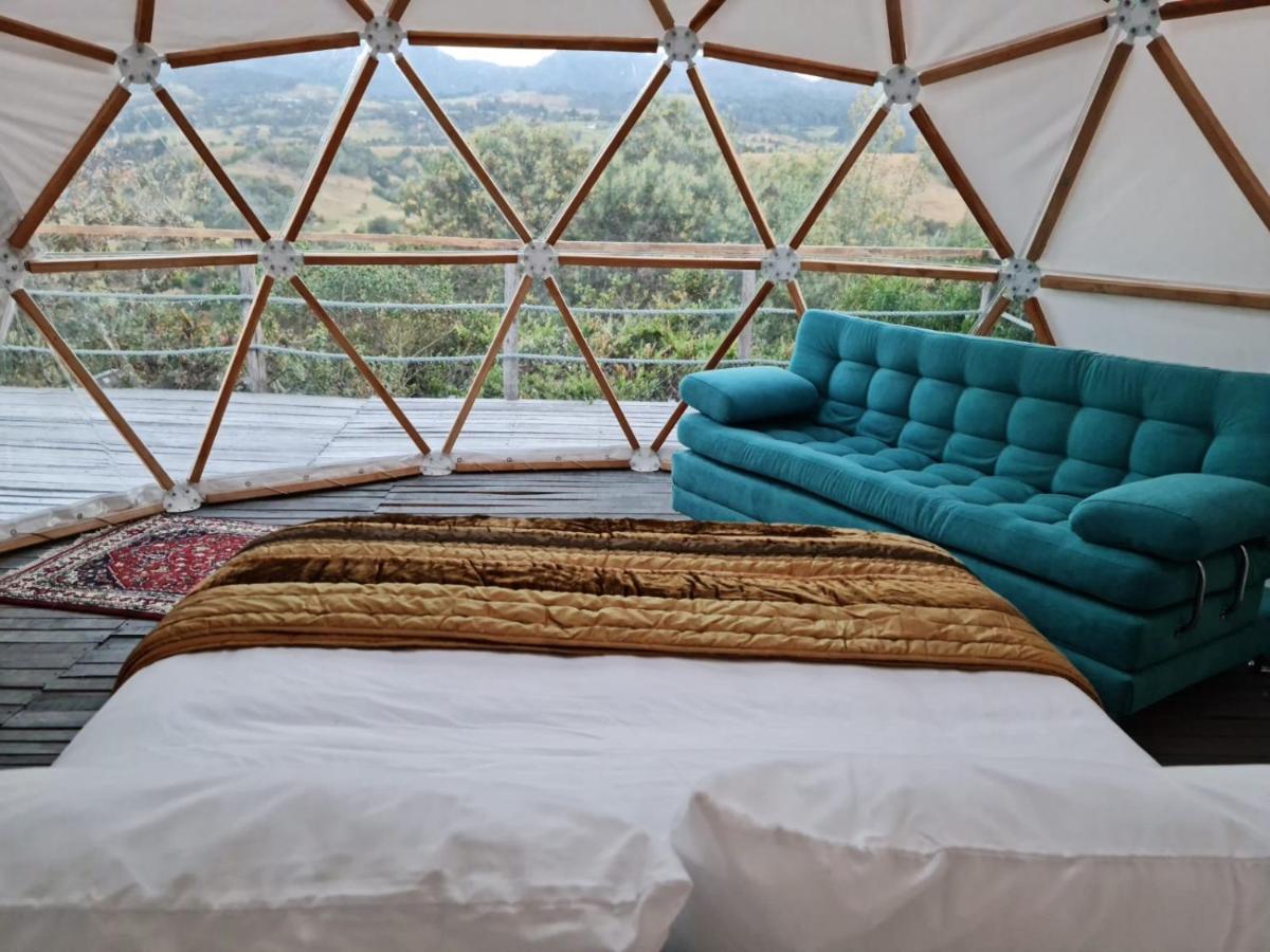 La Meca Glamping Hotel Guasca Bagian luar foto