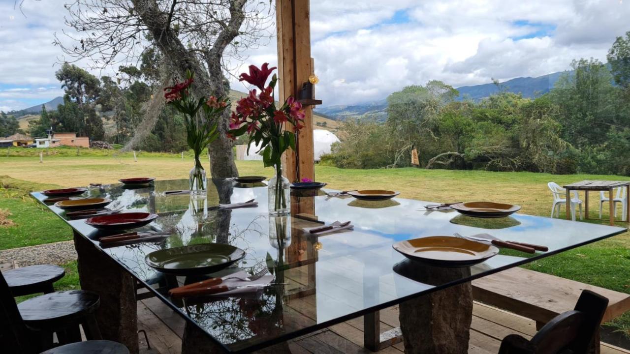 La Meca Glamping Hotel Guasca Bagian luar foto