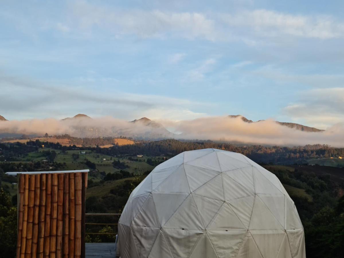 La Meca Glamping Hotel Guasca Bagian luar foto