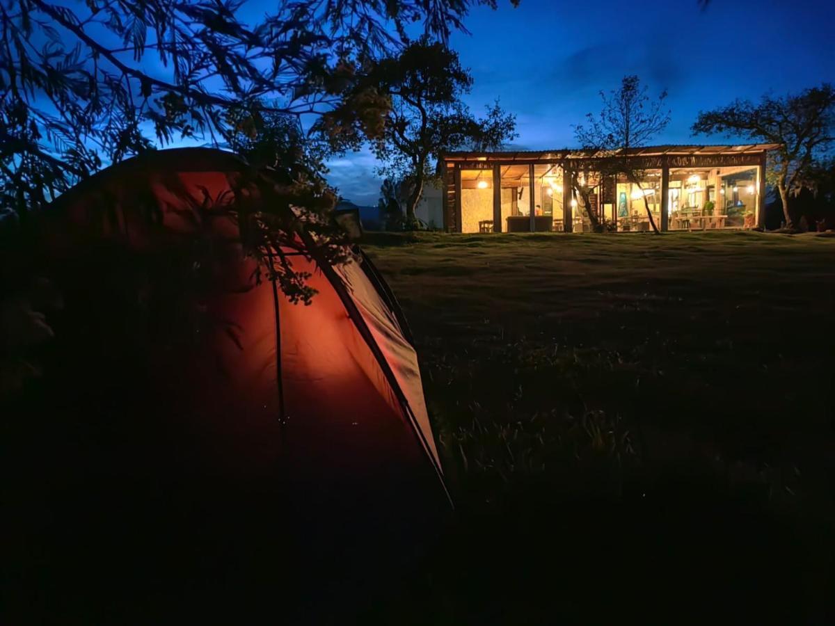 La Meca Glamping Hotel Guasca Bagian luar foto