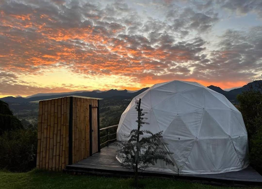 La Meca Glamping Hotel Guasca Bagian luar foto